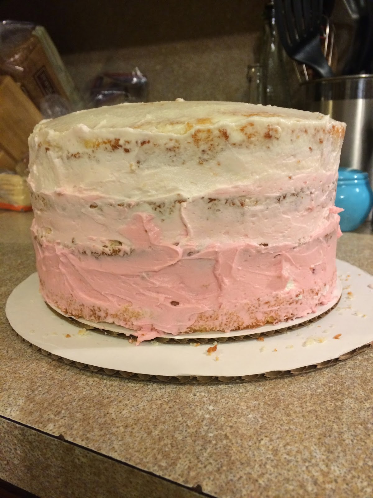 Get Real Gal A Sprinkle and a Strawberry Cream Cake